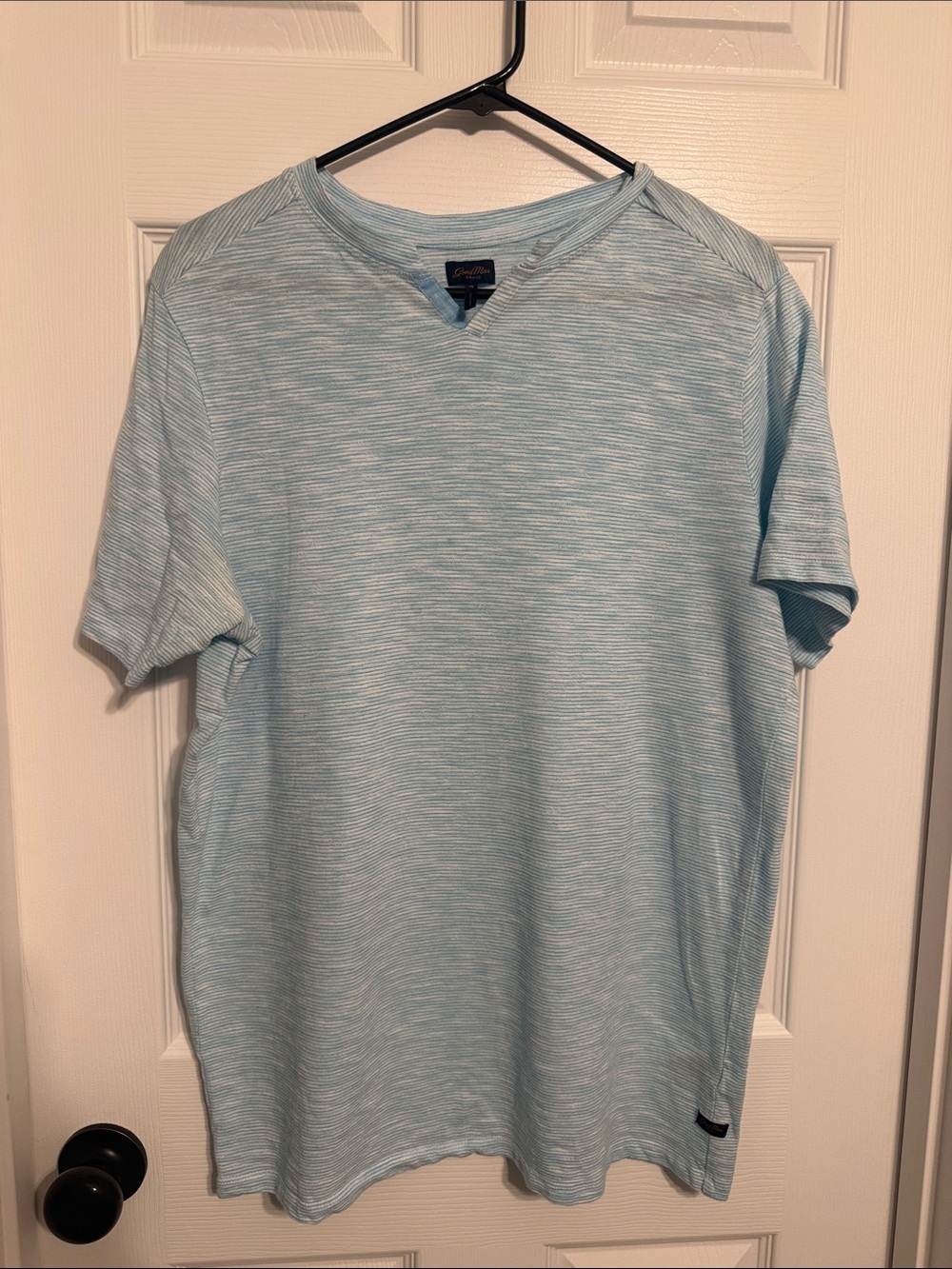 Good Man Brand Heathered Sky Blue Short Sleeve Tee